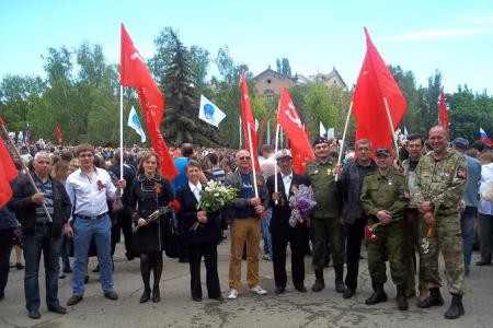 Коммунисты ЛНР отметили 71-ю годовщину Победы
