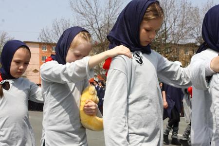 Приморский край. «Дети войны» и коммунисты города Артёма стали участниками Парада Победы
