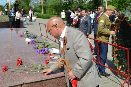 День Великой Победы в столице Калмыкии