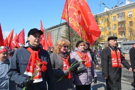 Красноярские коммунисты отметили День Победы