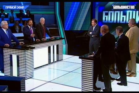 А.А. Ющенко принял участие в программе «Большинство» на телеканале «НТВ». Тема: «Савченко - символ украинской пропаганды»