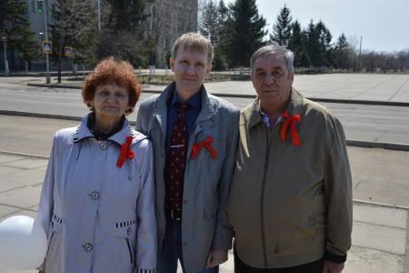 Еврейская АО. Первомай в Биробиджане