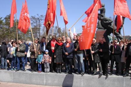 День Победы на Сахалине