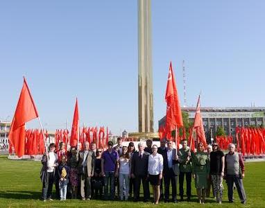 Красный марш КПРФ в Липецке