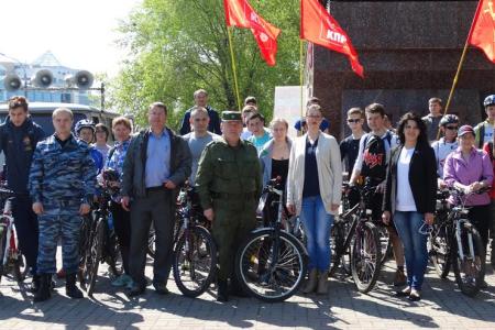 Н.Н. Иванов принял участие в открытии  велопробега курских комсомольцев и молодёжи   по местам боевой славы