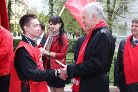Первомайская демонстрация и митинг в Рязани