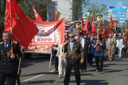 Республика Мордовия. Демонстрация 9 мая 2016 года в Саранске