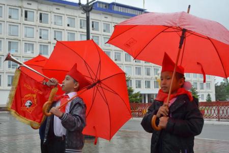 День пионерии отметили коммунисты Элисты