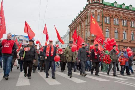 Только КПРФ стоит на страже интересов народа! Первомай в Томской области
