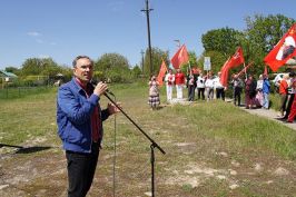 Ростовская область. Депутат-коммунист Владимир Бессонов принял участие в автопробеге