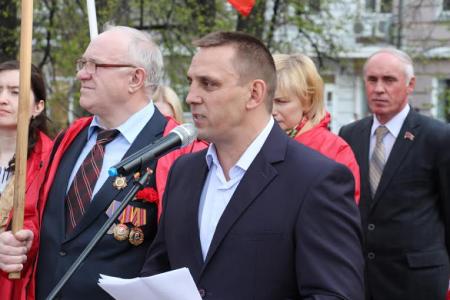 Первомайская демонстрация и митинг в Рязани