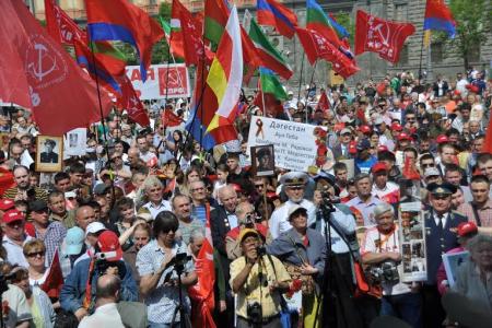 Московское областное отделение КПРФ приняло активное участие в праздновании Дня Победы