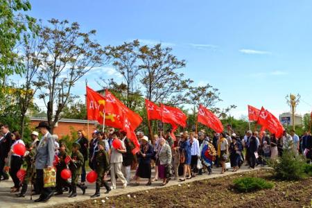 День Великой Победы в столице Калмыкии