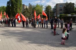Ростовская область. Депутат-коммунист Владимир Бессонов принял участие в автопробеге