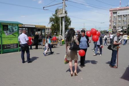Липецк: 100 шаров за полчаса