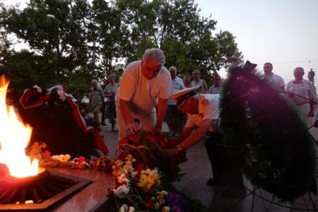 Коммунисты и комсомольцы Севастополя провели акцию «Звезда памяти»