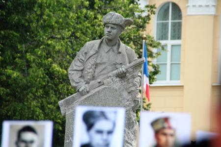 В Великом Новгороде прошел митинг, посвящённый 90-летию со дня рождения партизана Лёни Голикова