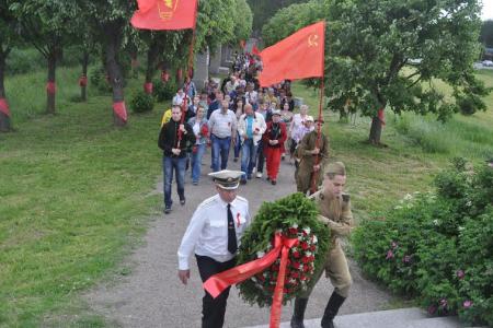 В Ленинграде состоялась Вахта памяти «Дорогами Зеленого пояса Славы»