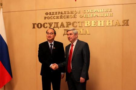 Иван Мельников встретился с Председателем Отечественного фронта Вьетнама Нгуен Тхиен Няном