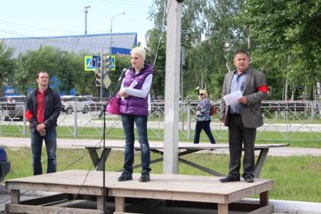 КПРФ в Югре провела митинг в поддержку работников обанкроченного ОАО «Советские Коммунальные Системы»