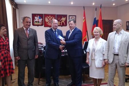 Владимир Кашин с рабочим визитом посетил подмосковный город Электросталь