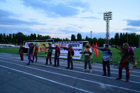 Волгоградская область. В Волжском при поддержке депутатов-коммунистов прошло экстрим-шоу каскадеров