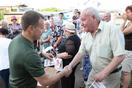 Денис Вороненков встретился с жителями деревни Новая в Нижнем Новгороде