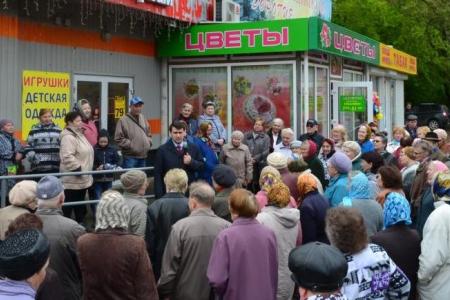 Депутат-коммунист Олег Лебедев продолжает массовые встречи с избирателями в Тульской области