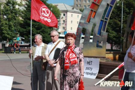 В Тюмени прошёл митинг против роста транспортного налога, цен и тарифов