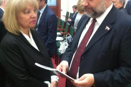 П.С. Дорохин на конференции ИРТП поблагодарил представителей итальянской промышленности, малого и среднего бизнеса за твердую позицию против антироссийских санкций