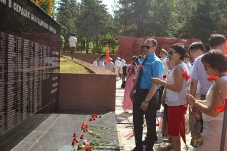 Республика Калмыкия. День памяти в городе Элиста