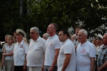 Коммунисты и комсомольцы Севастополя провели акцию «Звезда памяти»