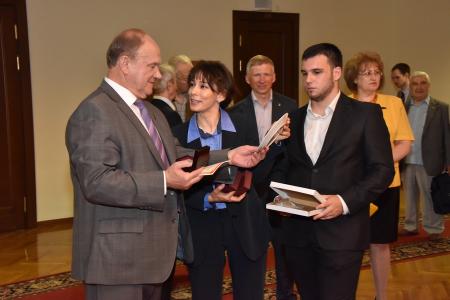 Г.А. Зюганов выступил в Госдуме на открытии выставки, посвященной исконно русским видам спорта