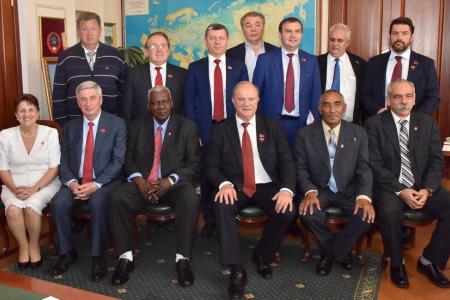 Г.А. Зюганов встретился с делегацией Национальной  ассамблеи народной власти Республики Куба во главе с Председателем  Национальной ассамблеи Эстебаном Ласо Эрнандесом