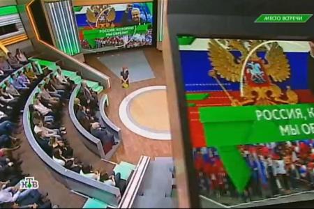 Г.А. Зюганов выступил на телеканале НТВ в программе «Место встречи»