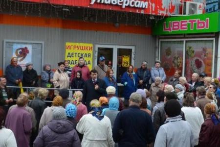 Депутат-коммунист Олег Лебедев продолжает массовые встречи с избирателями в Тульской области