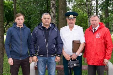 Комсомольцы Удмуртии приняли участи в памятном мероприятии, посвященном 71-ой годовщине создания Группы советских войск в Германии