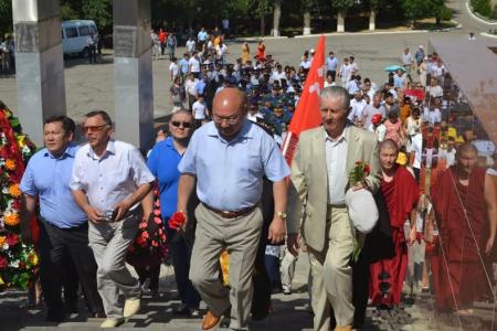 Республика Калмыкия. День памяти в городе Элиста