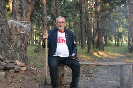 Курганская область. Лидер зауральских коммунистов В.Кислицын побывал в археологической экспедиции