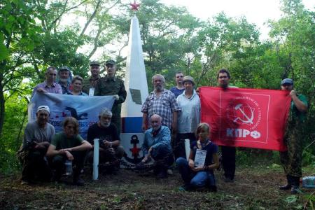 Хабаровский край. Восстановлен памятник морякам-амурцам в селе Малмыж