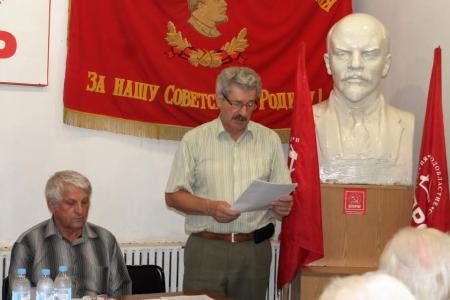 Состоялось совместное партийное собрание Псковского городского и Псковского районного отделений КПРФ