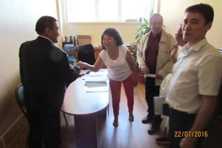 Республика Якутия. Кандидат в депутаты Госдумы от КПРФ Петр Аммосов в Жатае встретился с избирателями