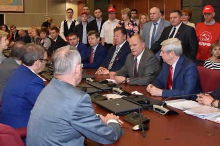 Г.А. Зюганов: Мы представили список, выражающий интересы широких слоев избирателей