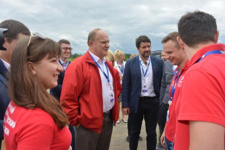 Г.А. Зюганов выступил на Всероссийском молодежном форуме «Территория смыслов»