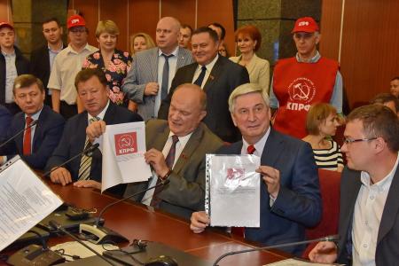 Г.А. Зюганов: Мы представили список, выражающий интересы широких слоев избирателей