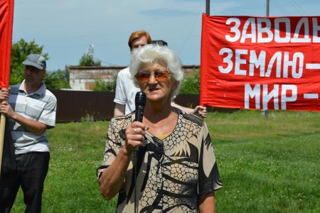 Алтайский край. Коммунисты провели пикет на малой Родине В.М. Шукшина - в Сростках