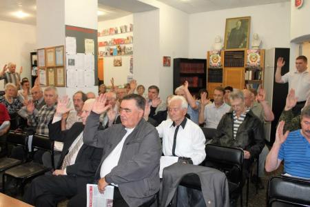 Состоялось совместное партийное собрание Псковского городского и Псковского районного отделений КПРФ