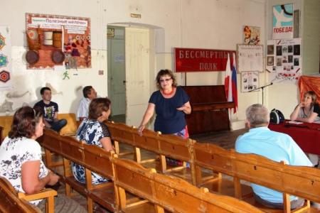 Саратовская область. Ольга Алимова встретилась с сельчанами