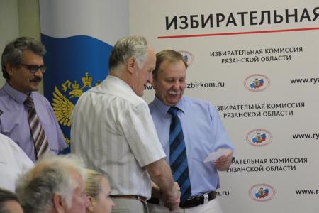 Рязанская область. В.Н. Федоткин зарегистрирован кандидатом в депутаты Госдумы по одномандатному округу №157