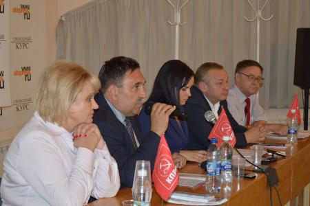 Алтайский край. Кандидаты в депутаты от КПРФ провели пресс-конференцию